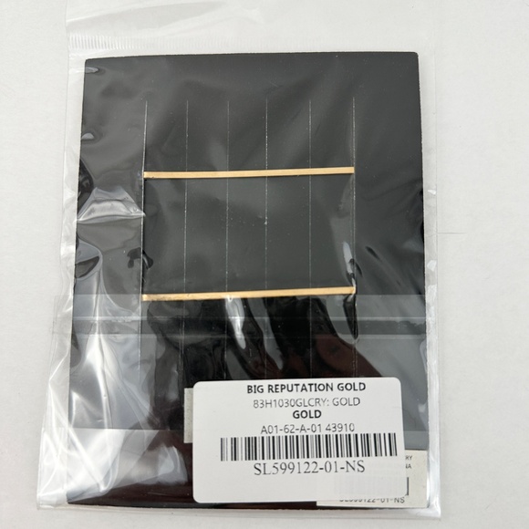 Lulu’s Gold Rhinestone Snake Hair Pin Set - Picture 5 of 5